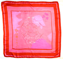 Load image into Gallery viewer, Le Sirene Red - Silk Foulard