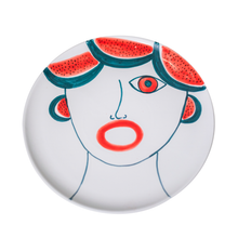 Load image into Gallery viewer, Riccardo "U Mulunaro" Plate 28cm - Italian Ceramic Pottery Fine Design