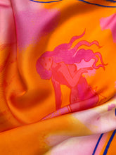 Load image into Gallery viewer, Le Sirene Orange - Silk Foulard