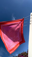 Load and play video in Gallery viewer, Le Sirene Red - Silk Foulard