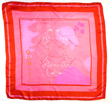 Load image into Gallery viewer, Le Sirene Red - Silk Foulard
