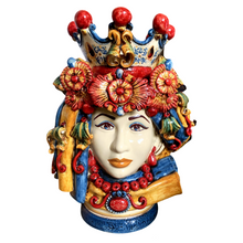 Load image into Gallery viewer, Galatea - Traditional Sicilian Moor&#39;s Head
